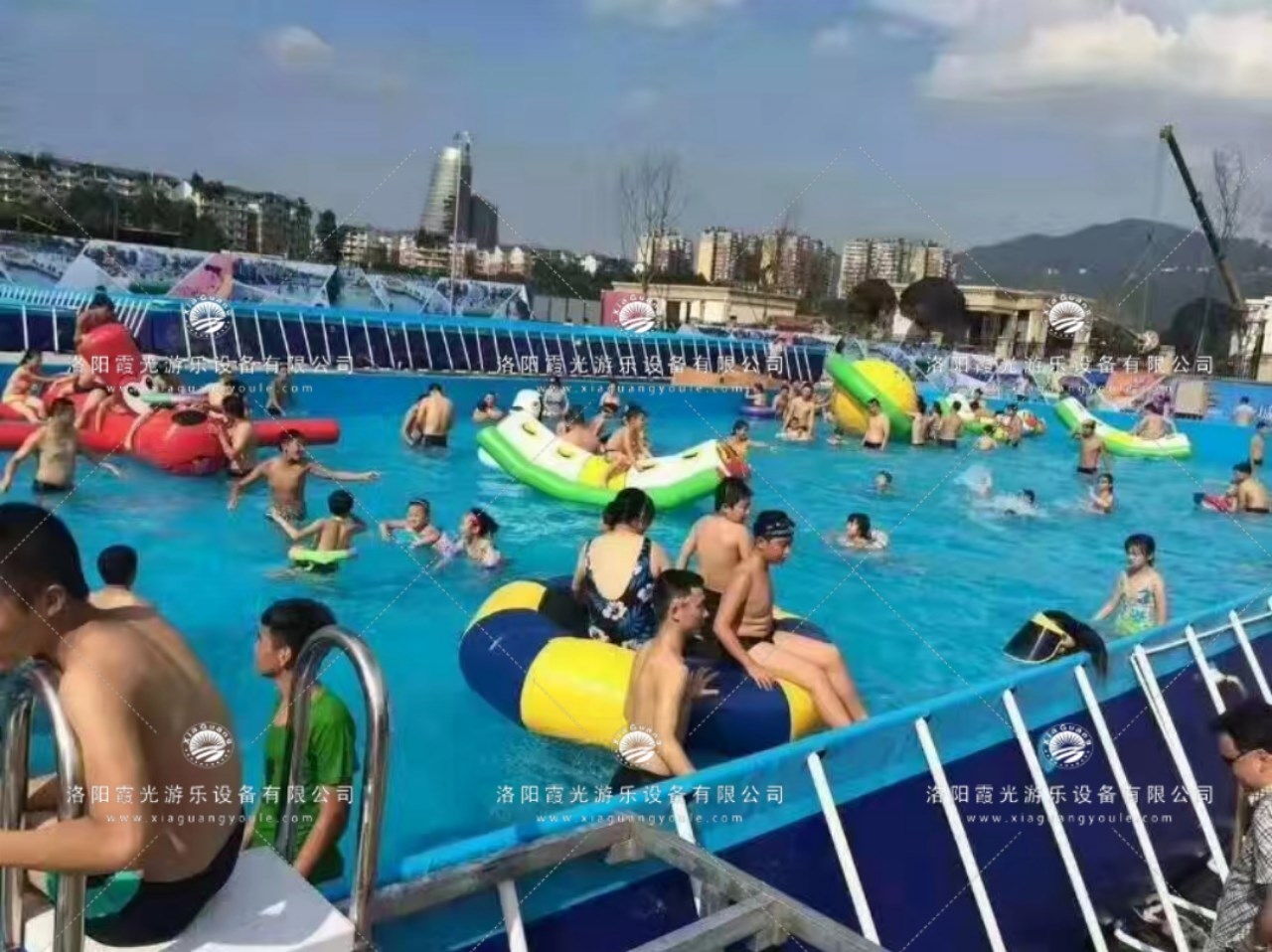 松桃水上乐园支架泳池